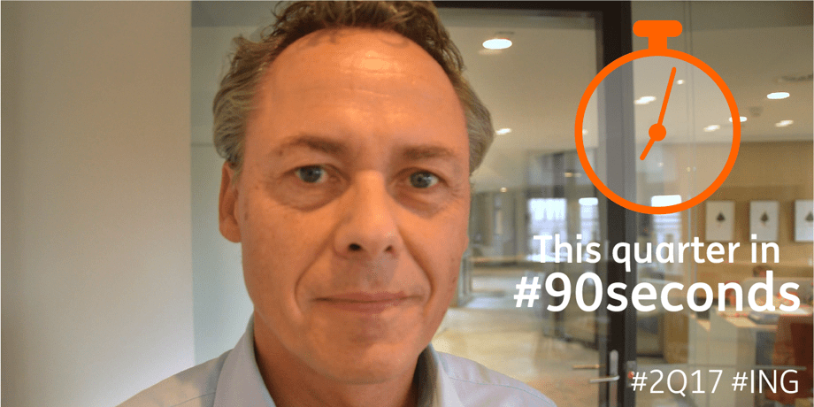 Man is talking in camera